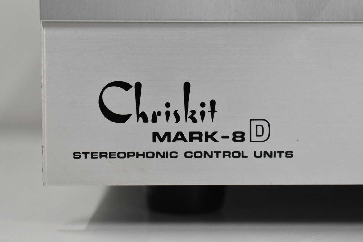 竜B838◆通電可 Chriskit クリスキット MARK-8D プリアンプ オーディオ機器の画像4