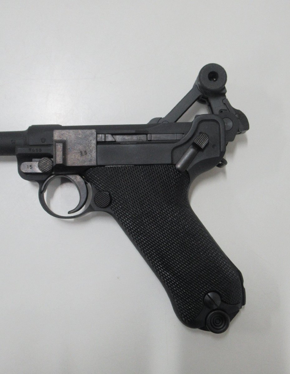 C693◆タナカ Marushin マルシン LUGER P08 エアガン ソフトガン ミリタリー サバゲー 全長27㎝の画像10