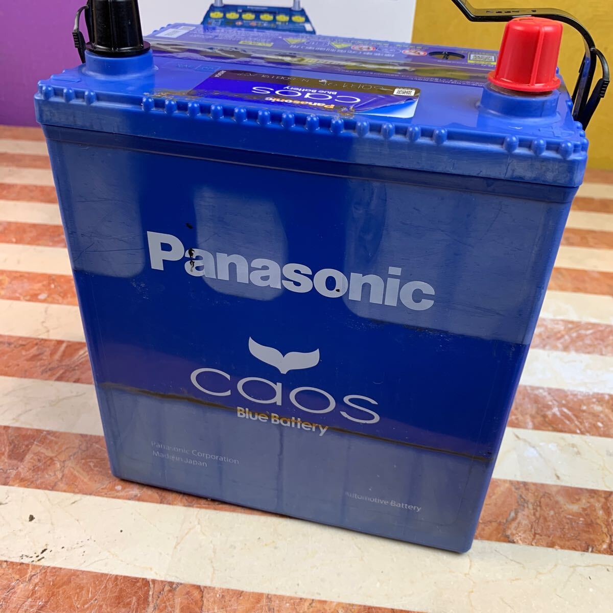 Panasonic パナソニック CAOS カオス60B19L /C7 365CCA 廃棄カーバッテリー無料回収 パルス充電済み バッテリーチェッカー有料にて同梱の画像5