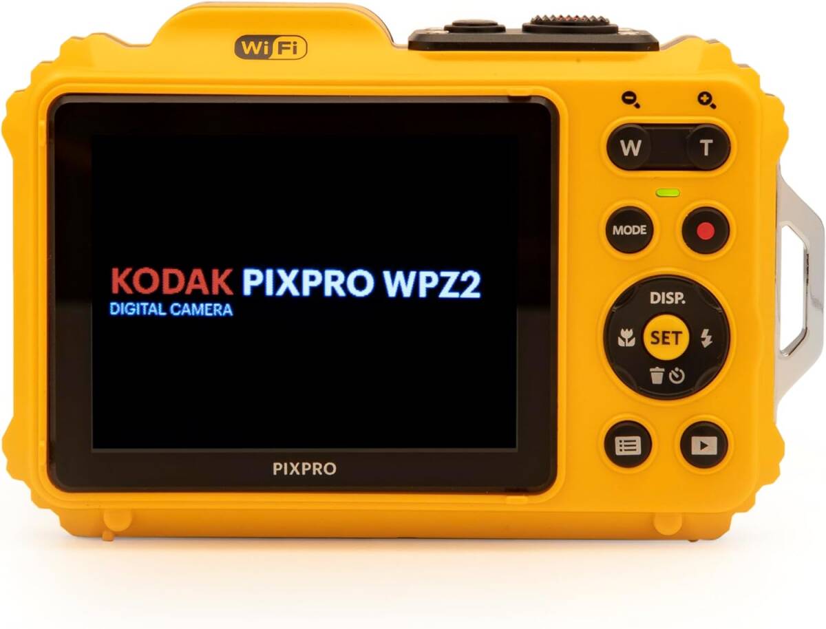 新品未開封 Kodak PIXPRO WPZ2 コダック コンパクトデジタルカメラ 防水 防塵 耐衝撃 CALSモード イエロー 送料無料の画像3