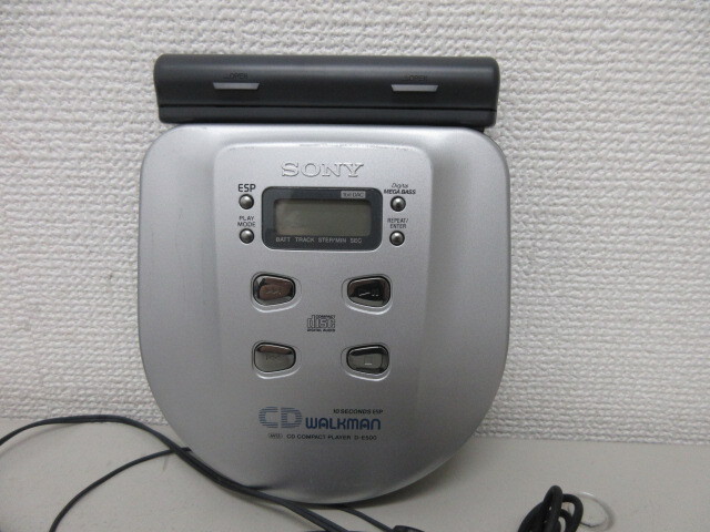 ☆SONY ウォークマン☆ CD WALKMAN D-E500 現在電池なし※動作確認できておりません ＃35699の画像2