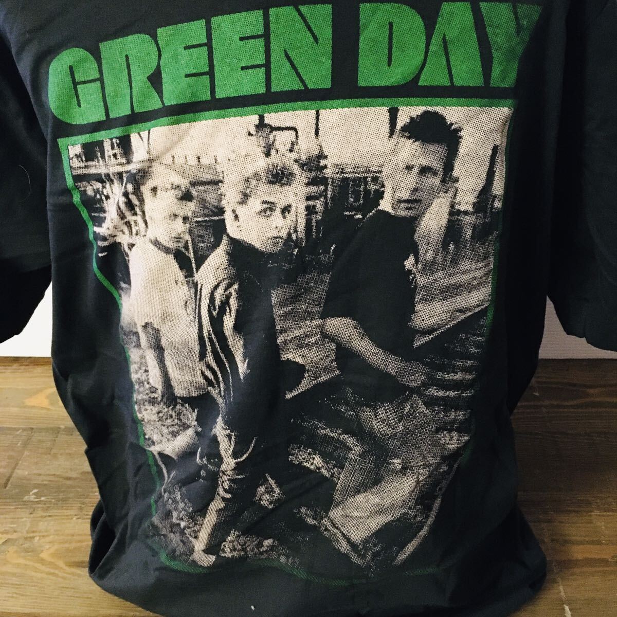 90年代バンド グリーンデイ GREEN DAY XL バンドTシャツ ロックTの画像2