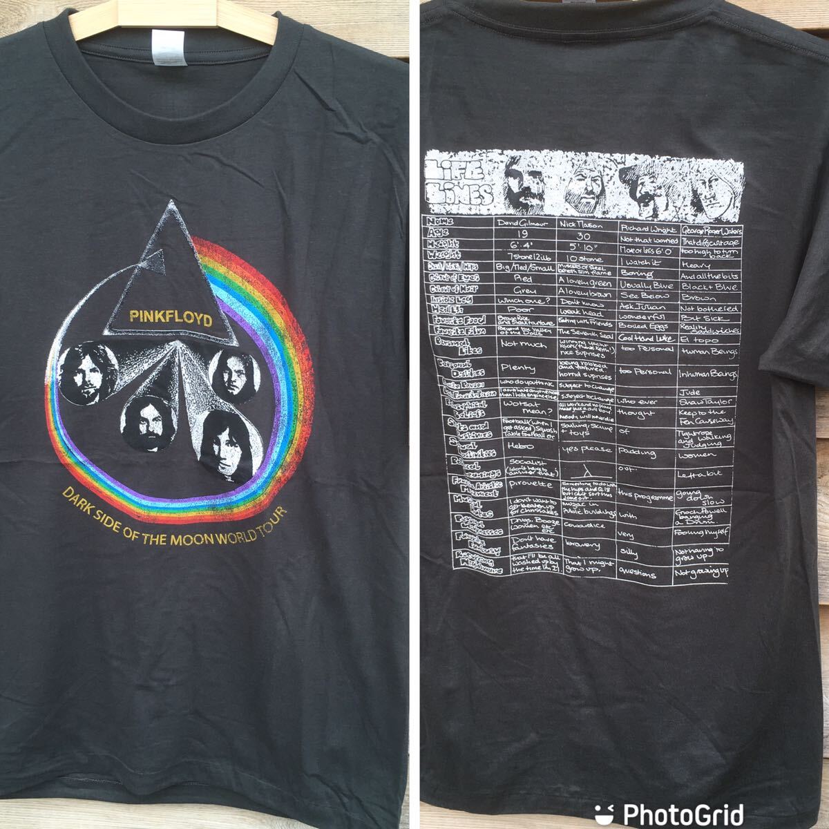 70年代バンド　ピンクフロイド　PINK FLOYD L バンドTシャツ ロックTシャツ_画像1