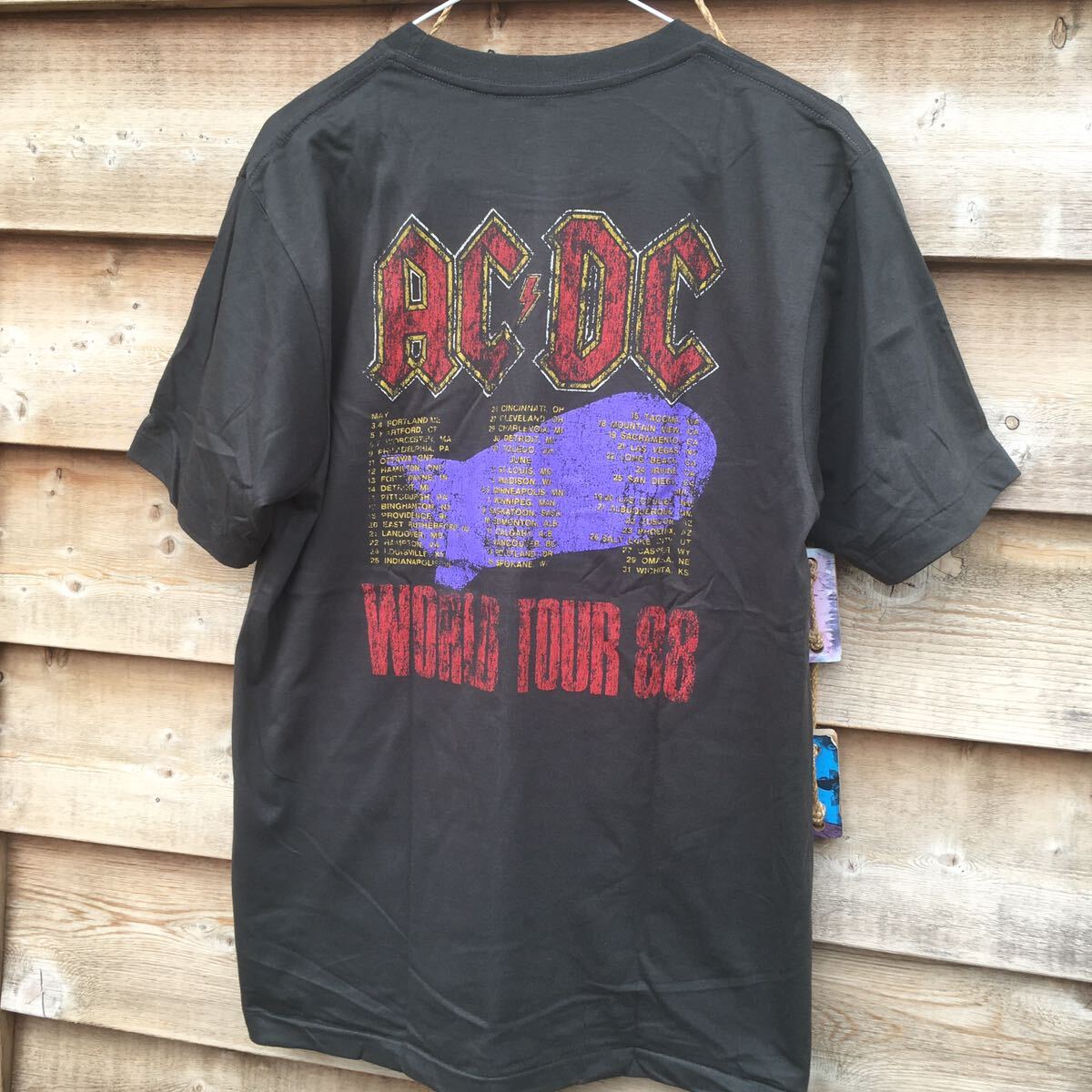 70年代バンド ACDC L バンドTシャツ ロックTシャツの画像4