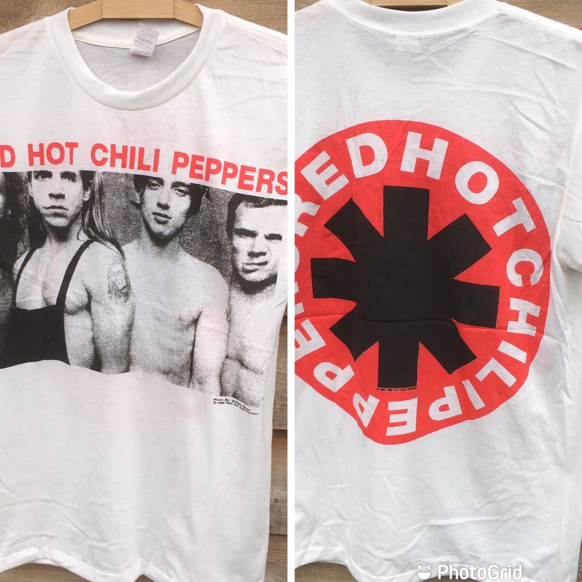 90 period band red hot Chile pepper zL band T-shirt lock T-shirt 