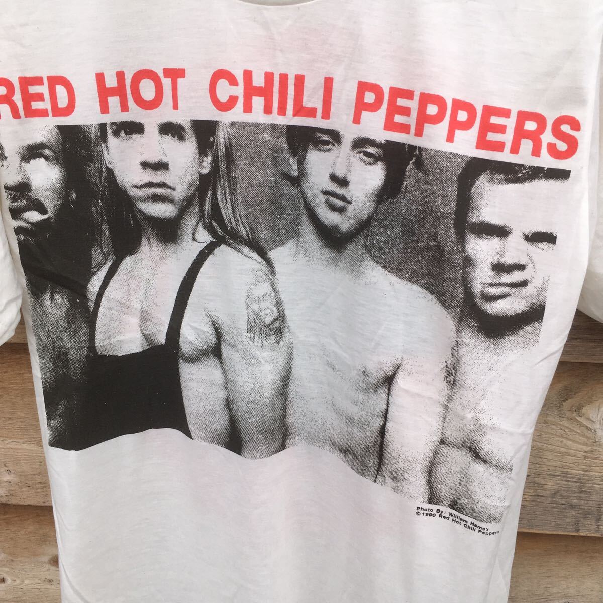 90 period band red hot Chile pepper zL band T-shirt lock T-shirt 