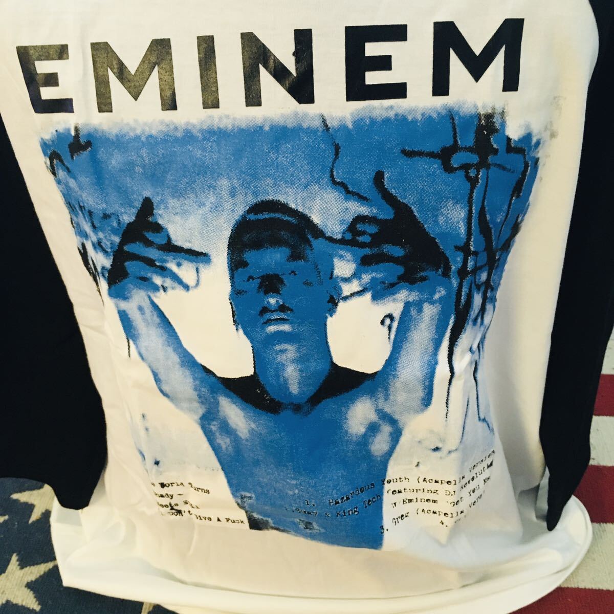 エミネム EMINEM L ラグラン ヒップホップ ラッパーTシャツの画像2