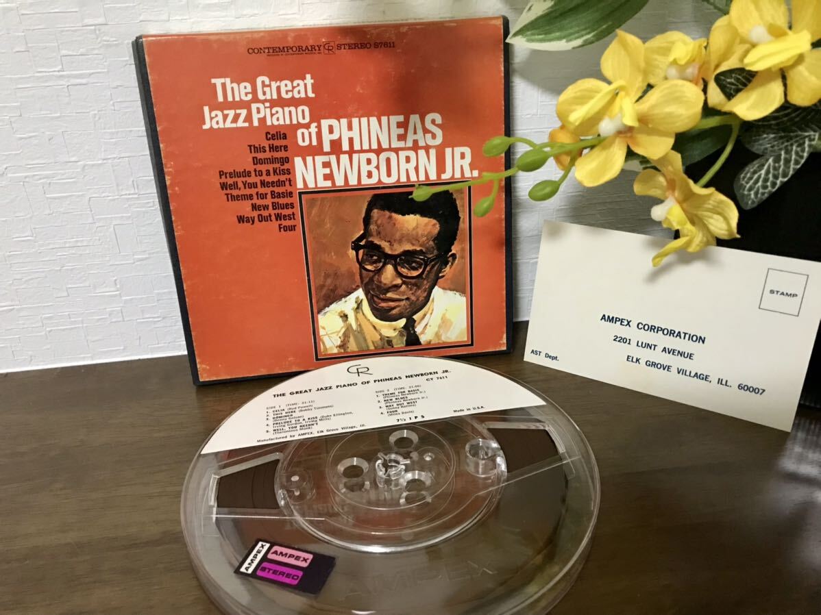 7 number Jazz open reel tape The Great Jazz Piano of PHINEAS NEWBORN JR