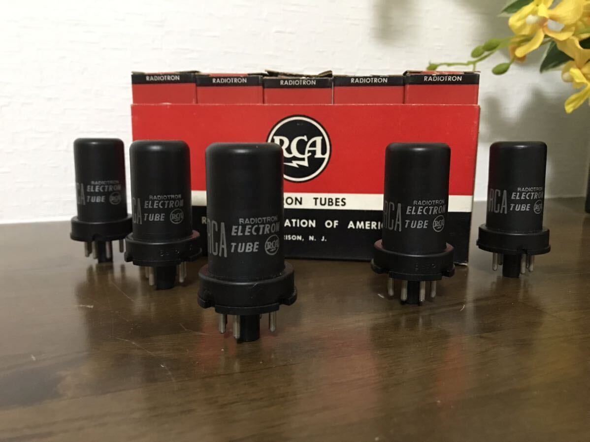RCA　6SF5　5本セット USA 真空管　元箱付き_画像6