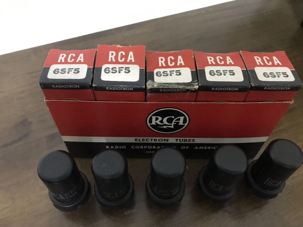 RCA　6SF5　5本セット USA 真空管　元箱付き_画像2