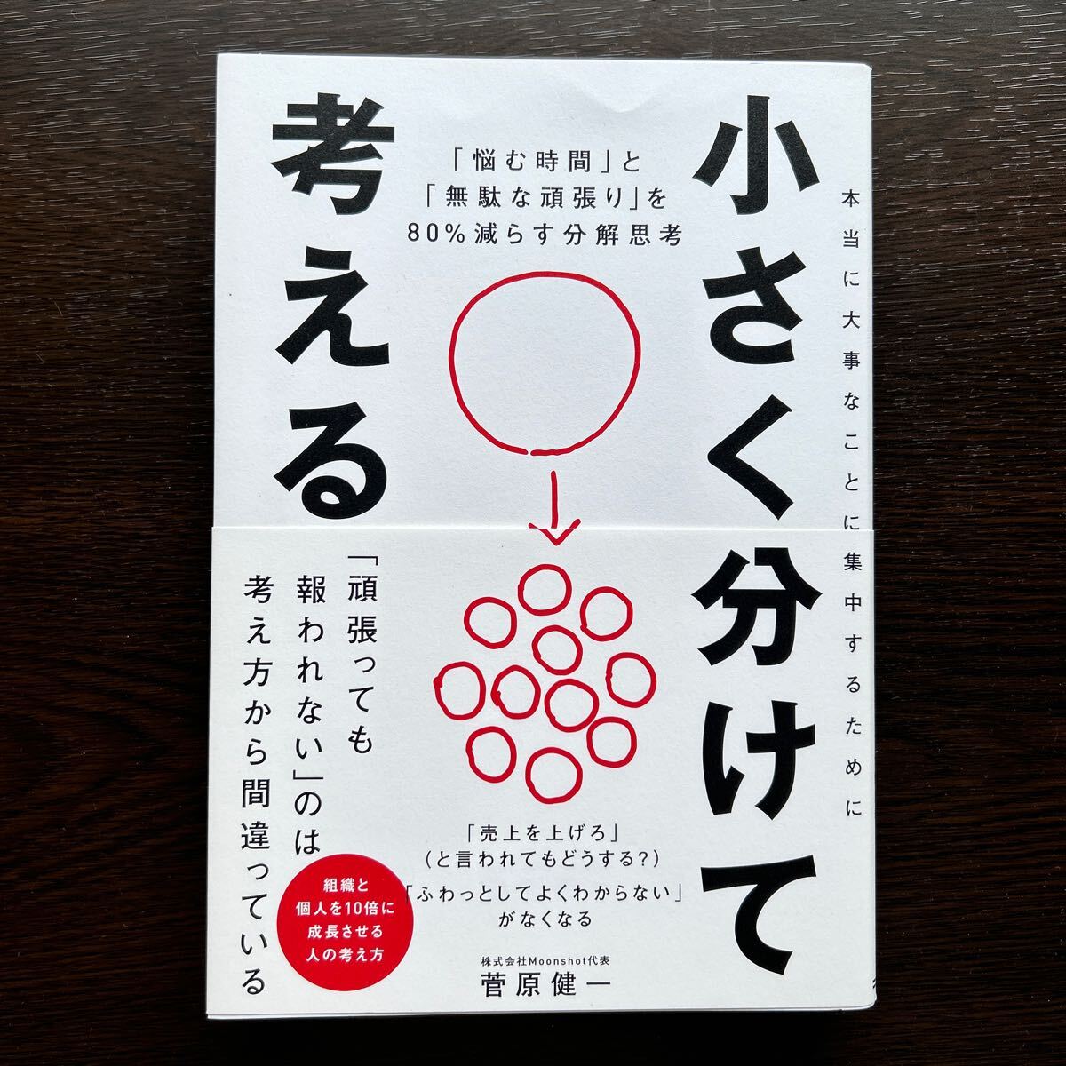 【書籍】小さく分けて考える 「悩む時間」と「無駄な頑張り」を８０％減らす分解思考 【ビジネス】の画像1