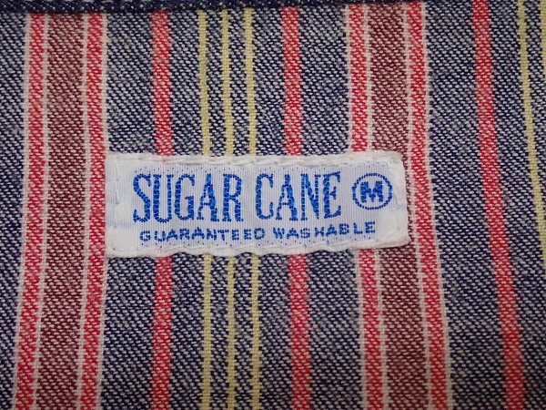 SUGAR CANE シャツ・M△シュガーケーン/難有り/24*4*4-3の画像10