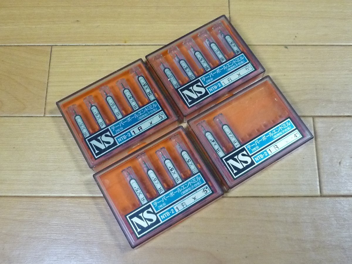 ▲ 未使用品 ? NS TOOL 日進工具 NTB-2 エンドミル 16本セット ▲ 33