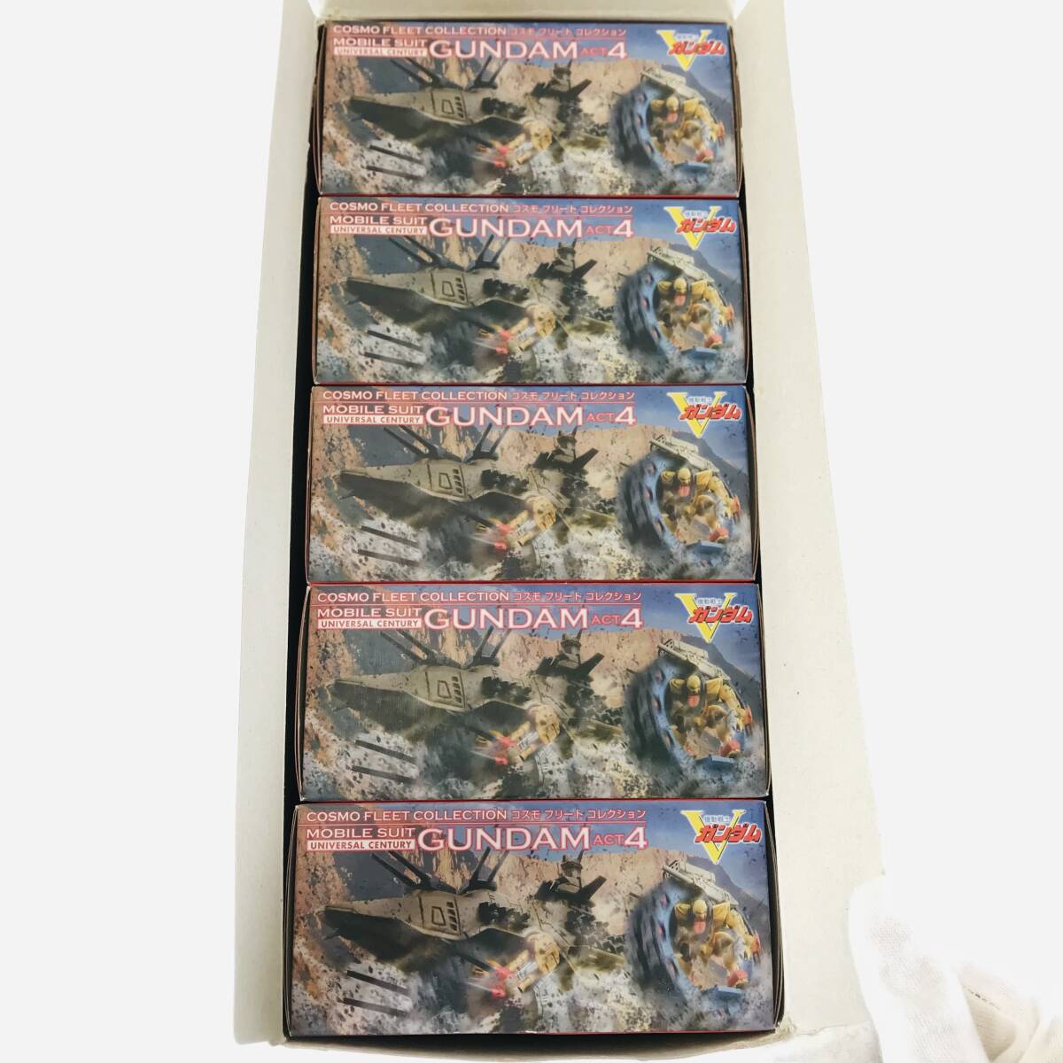 □未使用品□ BANDAI バンダイ トレーディングフィギュア 全5種セット コスモフリートコレクション 機動戦士ガンダムACT4 ② 外箱開封済みの画像7