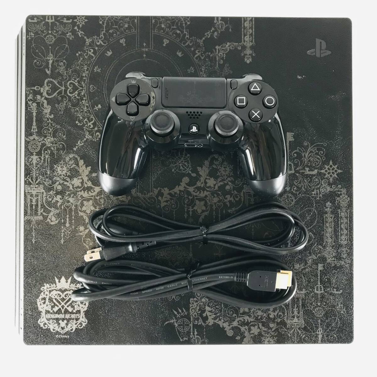 □中古品□ SONY ゲーム機本体 PS4 Pro CUH-7200B KINGDOM HEARTS III LIMITED EDITION 起動確認済み 箱説なし 現状品の画像1