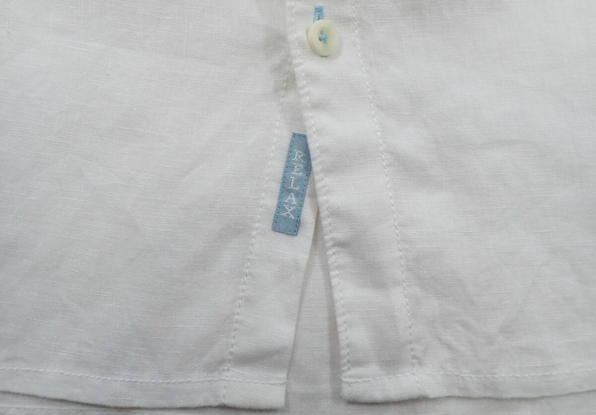 5683/美品 Tommy Bahama RELAX リネン100% 長袖シャツ 3XLビックサイズ キングサイズ●トミーバハマ●洗濯プレス済●ネコポス可●麻 古着_画像7