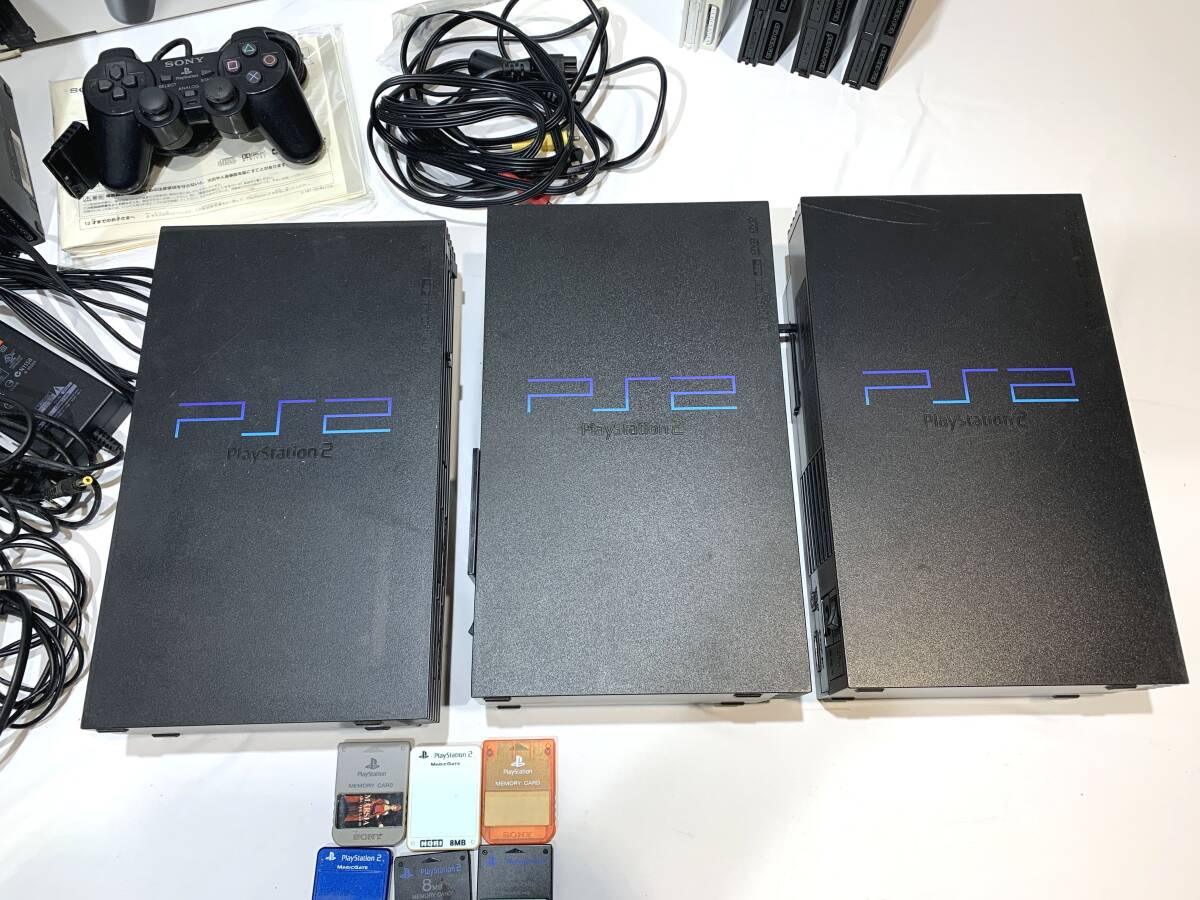 【ジャンク品/140】SONY PlayStation PS2 本体 周辺 まとめ SCPH-55000 70000 90000 他_画像5