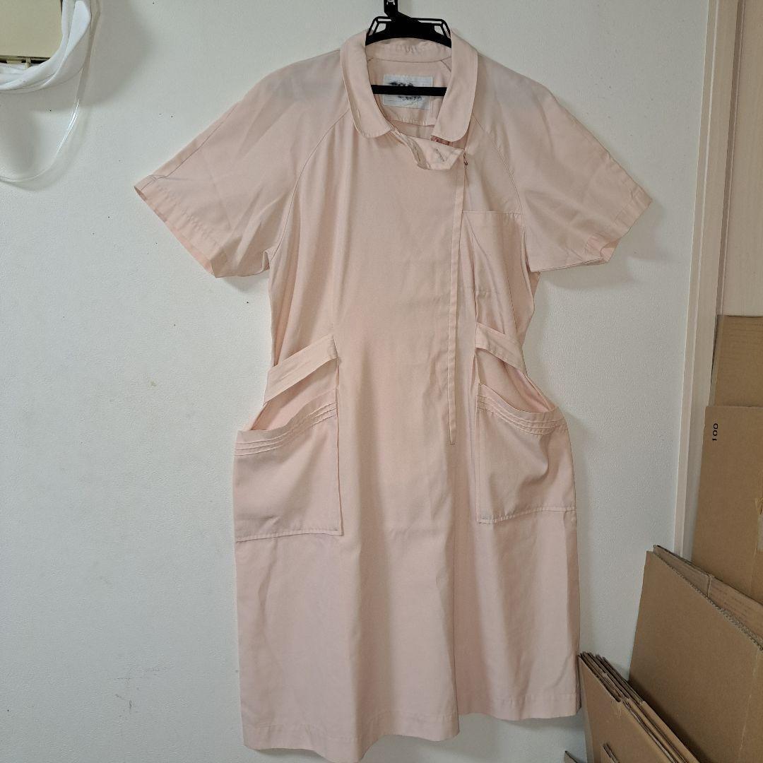 ナガイレーベン　ナース服　看護師　制服　半袖　ワンピース　大きめ３L　ピンク_画像1