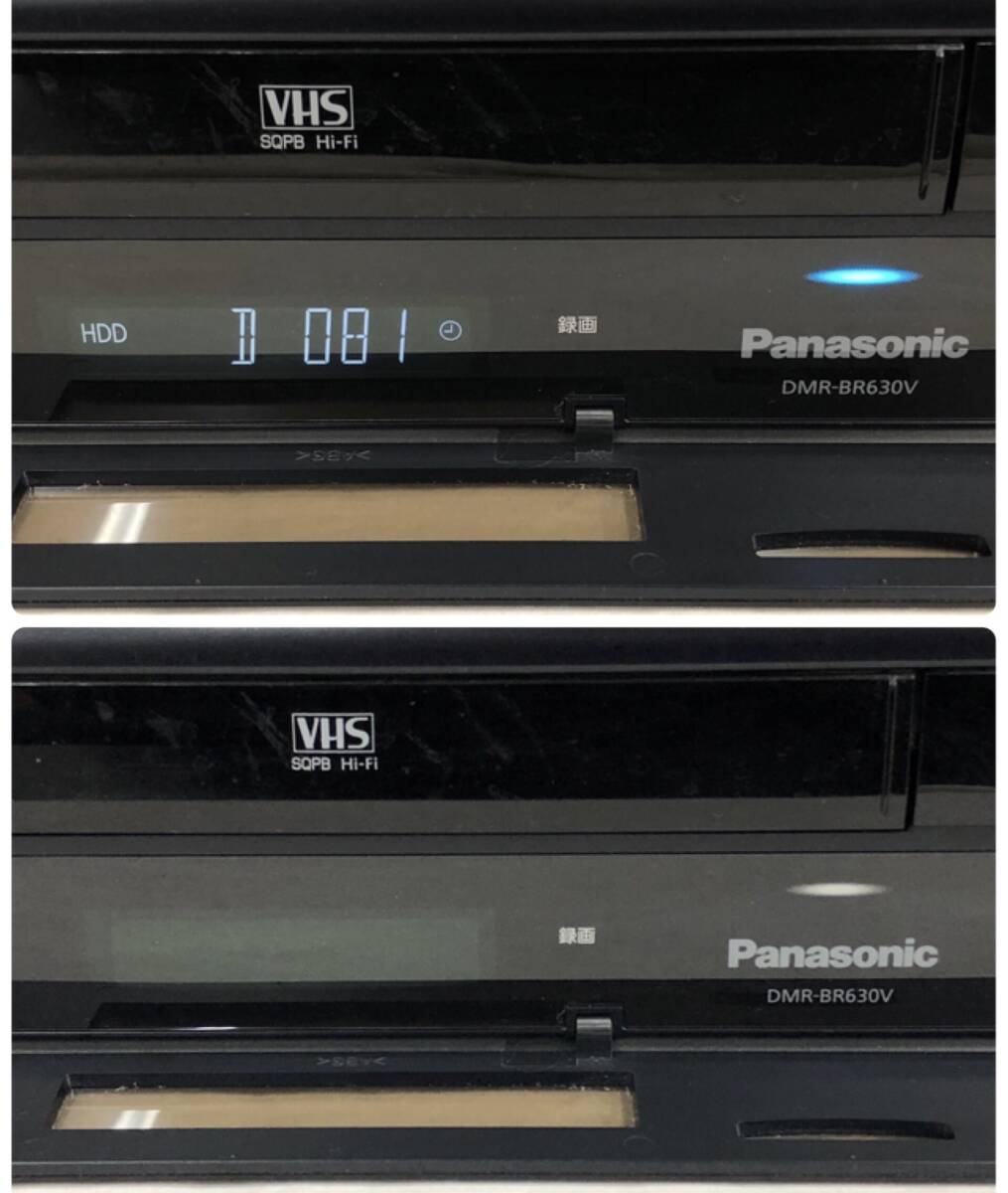 LA026682(051)-345/NJ3000【名古屋】Panasonic パナソニック DMR-BR630V Blu-ray Disc Recorder 2008年製の画像9