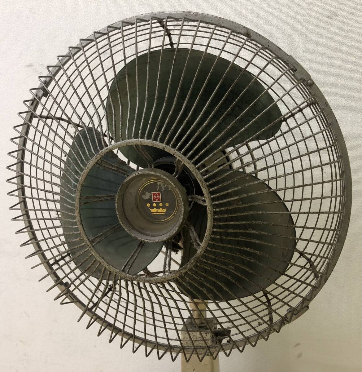 LA037025(044)-329/KK6000【名古屋から家財便また引取り】National ナショナル ELECTRIC FAN TYPE F-30MG 扇風機の画像2