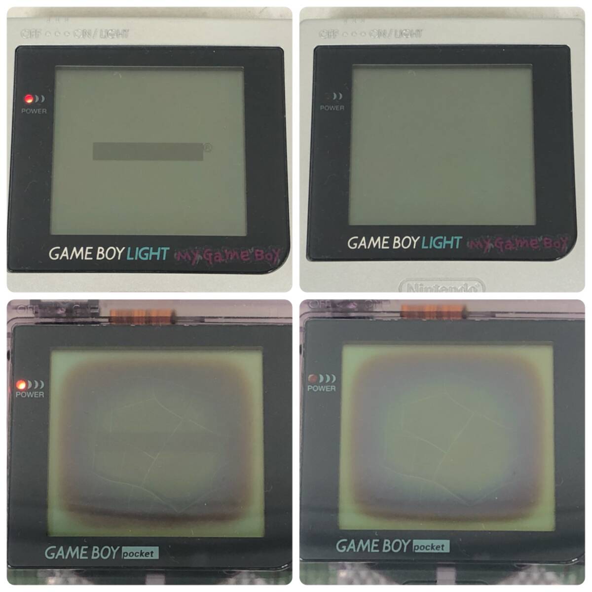 LA017981(052)-305/MR6000【名古屋】Nintendo ニンテンドー ゲーム機2点まとめ GAMEBOY LIGHT MGB-101 / GAMEBOY pocket MGB-001の画像7