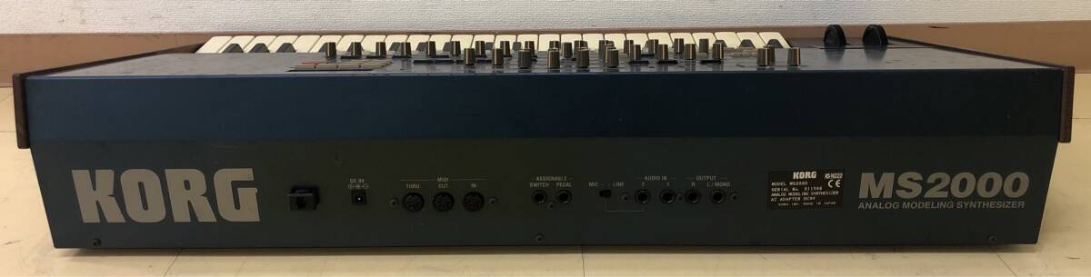 LA021523(044)-332/SY・IS8000【名古屋】KORG コルグ MODEL MS2000 ANALOG MODELING SYNTHESIZERの画像5