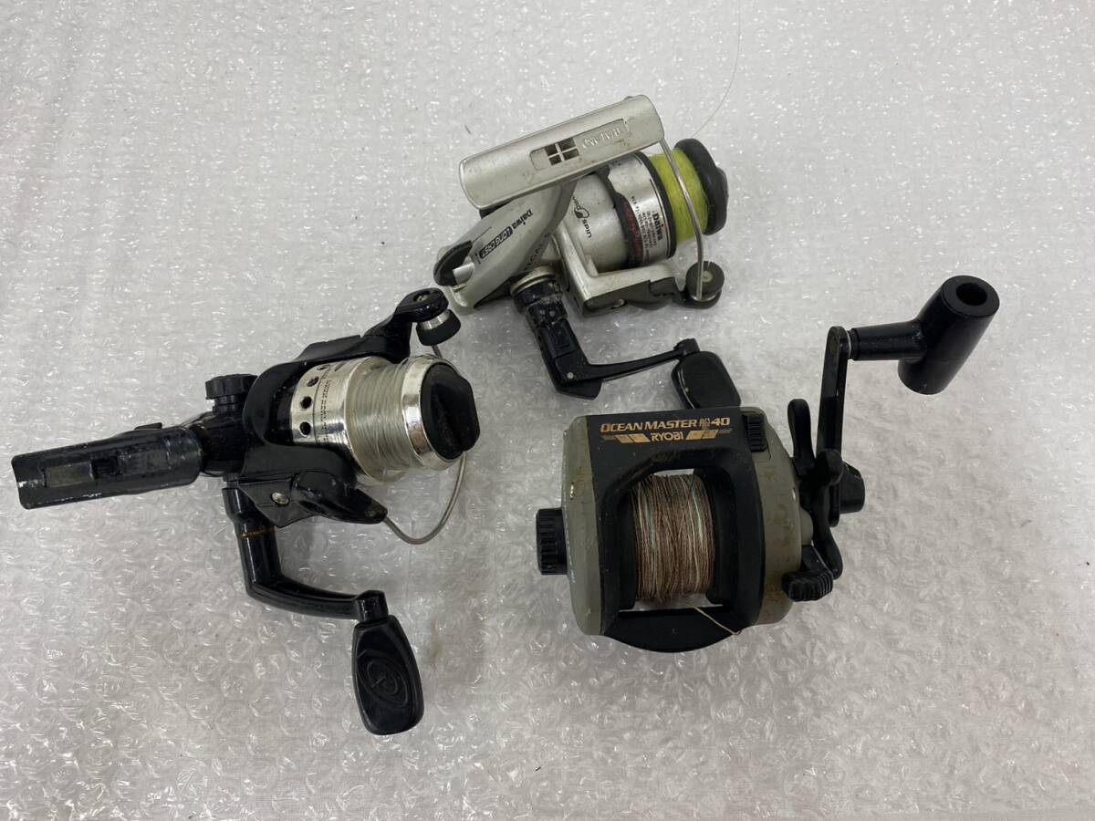 P051(4250)-403【名古屋】リール まとめ 約4.3㎏ Daiwa ダイワ 1500B・SPRINTER ST-850 DX / RYOBI リョービ OCEAN MASTER 船 40 他_画像2