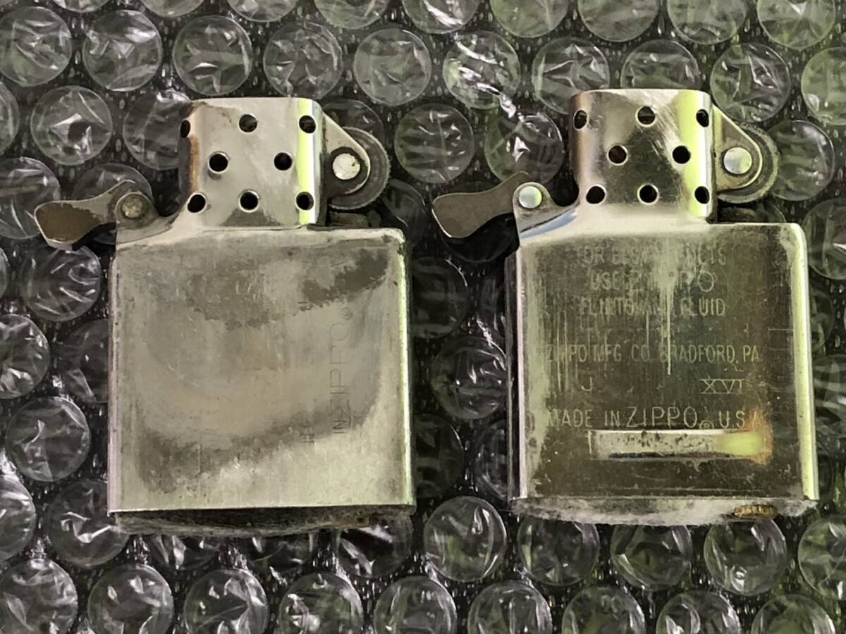 YA039252(052)-116/AS3000【名古屋】Zippo ジッポー 2点まとめ Zippo Ⅱ PAT. 2032695 / C 2000 XⅥ オイルライターの画像10