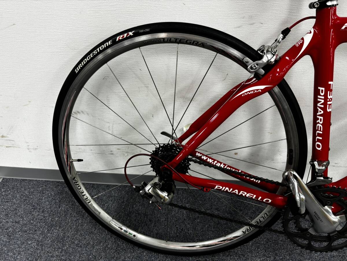 静A039103(044)-3/AK70000【静岡から家財便また引取り】自転車 PINARELLO ピナレロ F3:13 ロードバイク フレーム 700×25Cの画像6