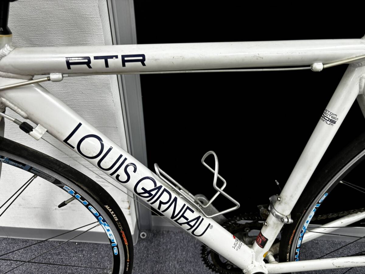 静A039132(051)-6/AK8000【静岡から家財便また引取り】自転車 LOUIS GARNEAU ルイガノ RTR 700×25C ロードバイク 自転車 ホワイト 白の画像9