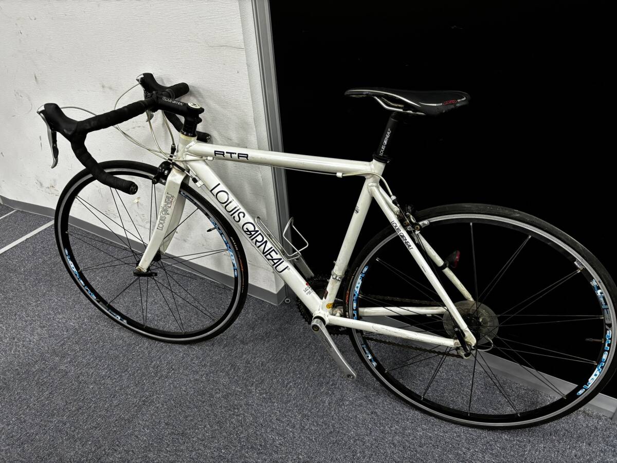 静A039132(051)-6/AK8000【静岡から家財便また引取り】自転車 LOUIS GARNEAU ルイガノ RTR 700×25C ロードバイク 自転車 ホワイト 白の画像2