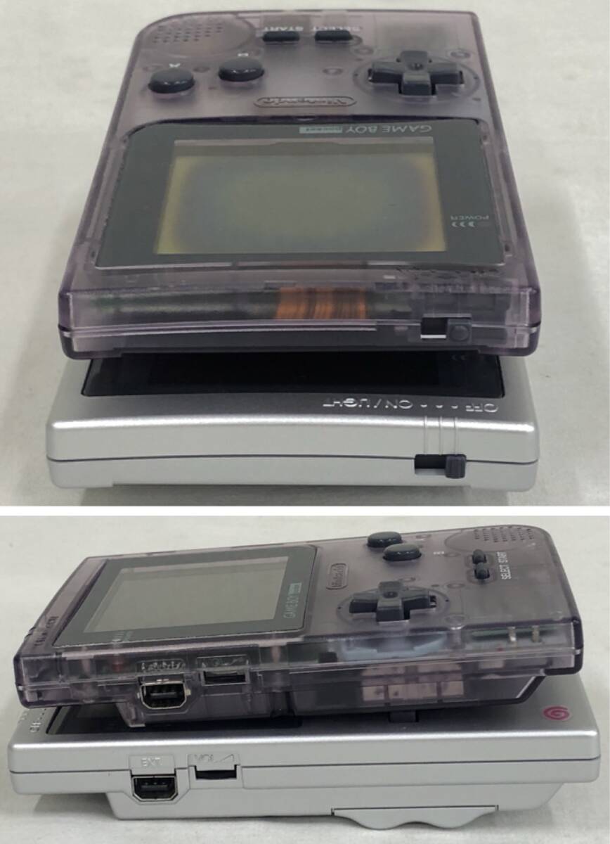 LA017981(052)-305/MR6000【名古屋】Nintendo ニンテンドー ゲーム機2点まとめ GAMEBOY LIGHT MGB-101 / GAMEBOY pocket MGB-001の画像4