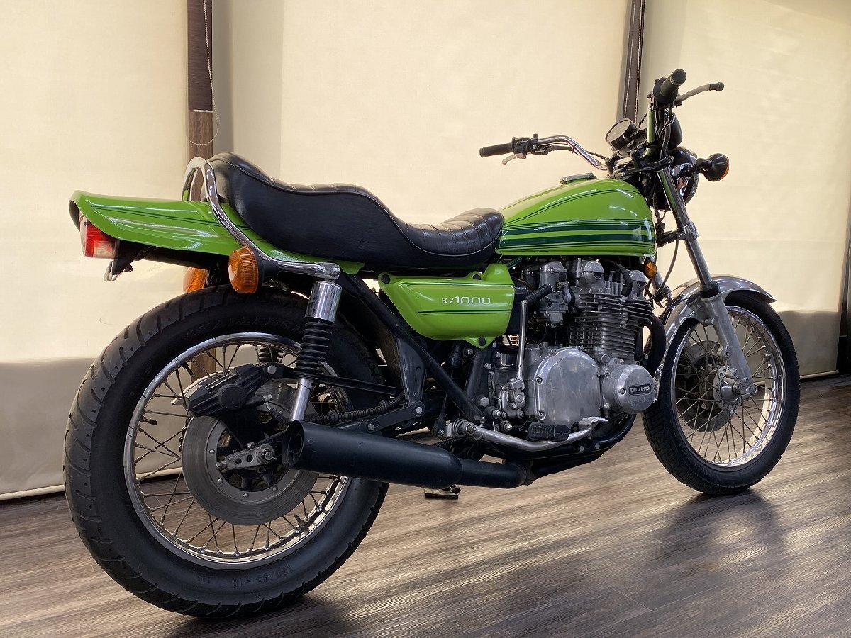 KZ1000 売り切り！１円スタート！エンジン好調！輸入新規！現地タイトル有！北米仕様！KZT00A！キャブ車！丸Z！ローン可!全国配送!福岡佐賀の画像2