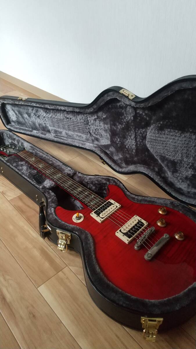 Epiphone / Tak Matsumoto DC Standard Plus Top Cherry　要リペア_画像1