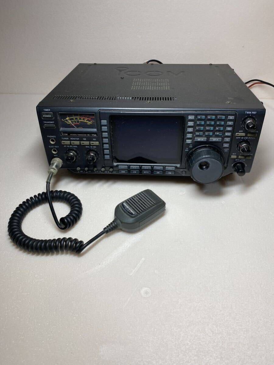 iICOM HF/50MHz TRANSCEIVER IC-756 無線機 ジャンク扱いの画像1