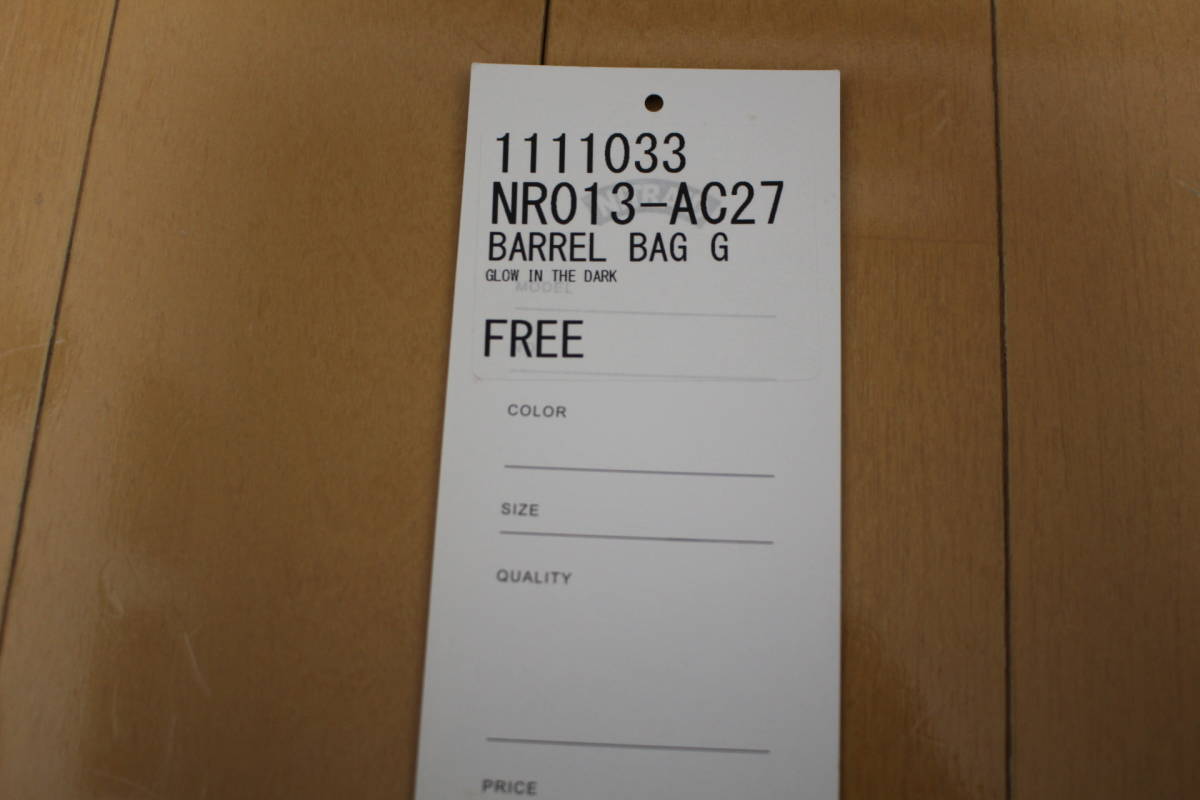 * rare prompt decision!NITRAID BARREL BAG G barrel bag nitraid circuit GLOW IN THE DARK Nitraid Boston bag 