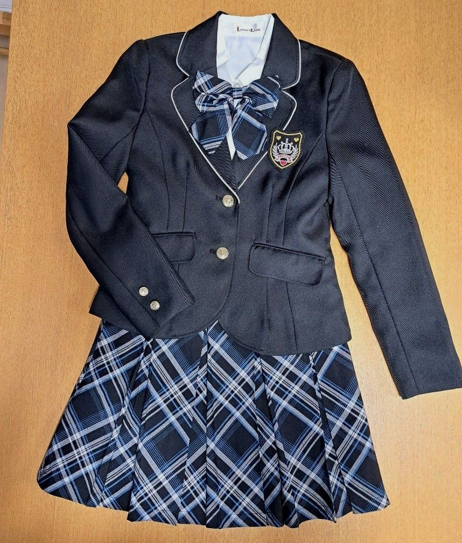 女の子 フォーマルスーツ 入学式  卒服セットアップ スカートネクタイ