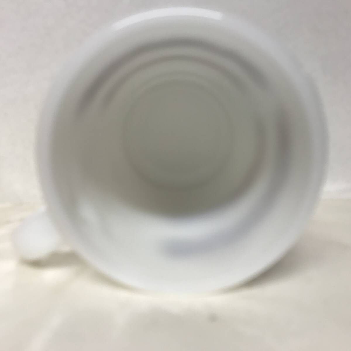 美品 GLASBAKE マグカップ ダンキンドーナツ グラスベイク ミルクグラス USA ヴィンテージの画像3