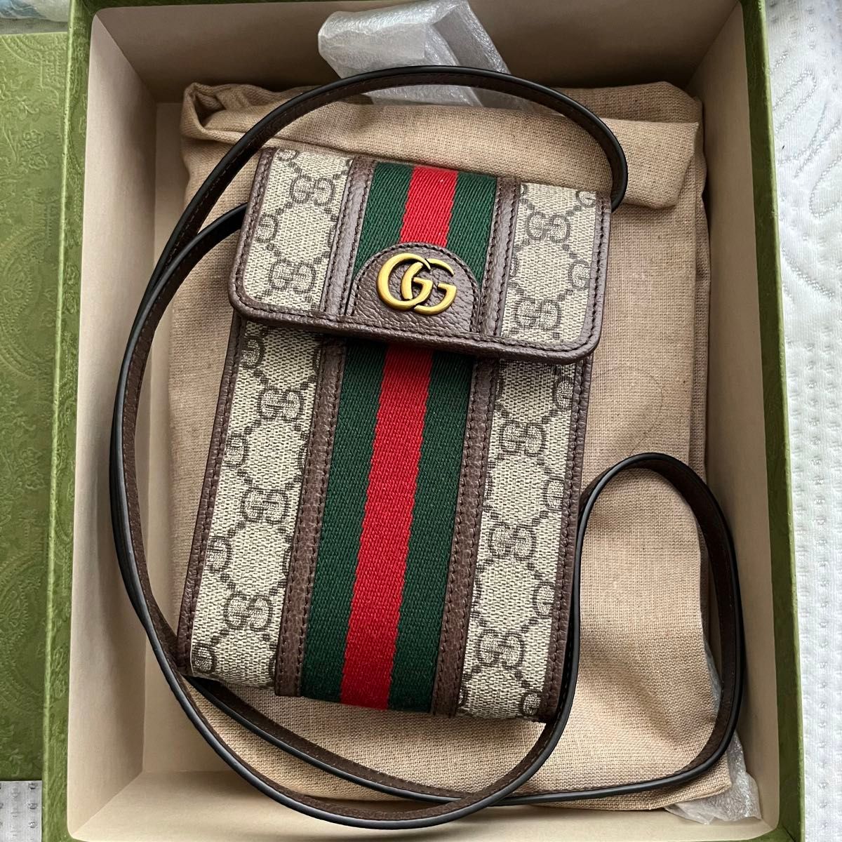 GUCCI ショルダーバッグ オフィディア GGスプリーム ミニバッグ GUCCI ショルダーバッグ オフィディア GGスプリーム ミニバッグ