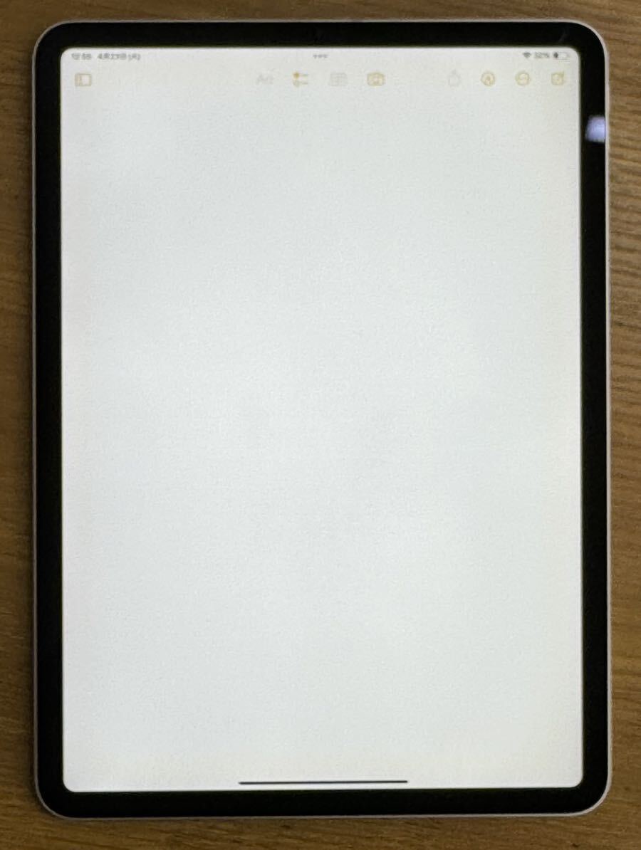 【正常動作品】iPad Pro 11インチ 第2世代 128GB Wi-Fi シルバー 【訳あり品】の画像5