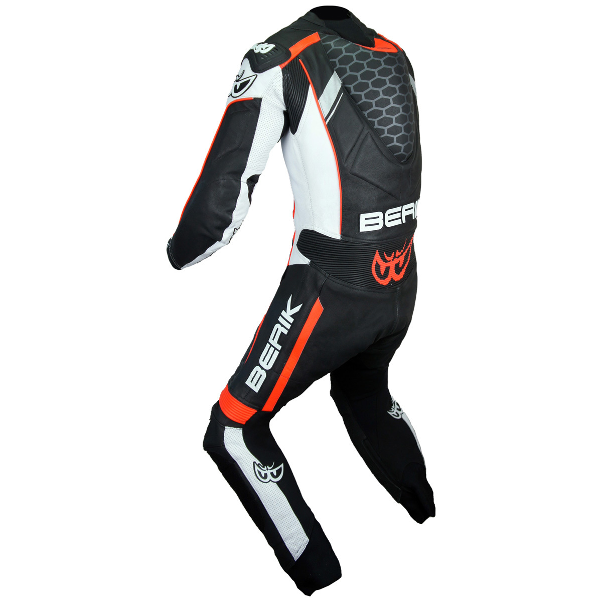 BERIK Berik high grade racing suit LS1-201329-BK RED 56 size 3XL size corresponding [ motorcycle supplies ] MFJ official recognition model 