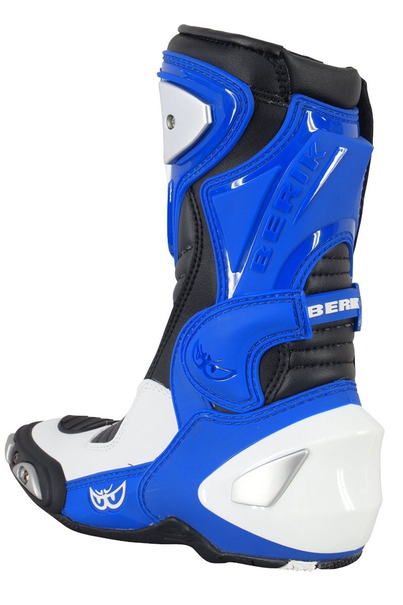 BERIK ベリック レーシングブーツ BOT-1289-BK BLUE 41サイズ サーキット ツーリング 【バイク用品】_画像5