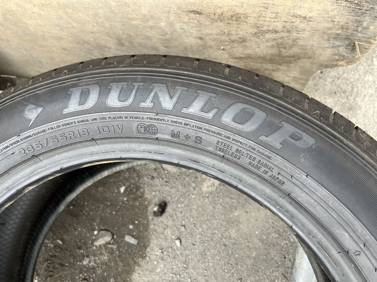 新品同様 235/55R19 2021年製 ダンロップ DUNLOP GRANDTREK PT21 夏タイヤ 4本 セット_画像6