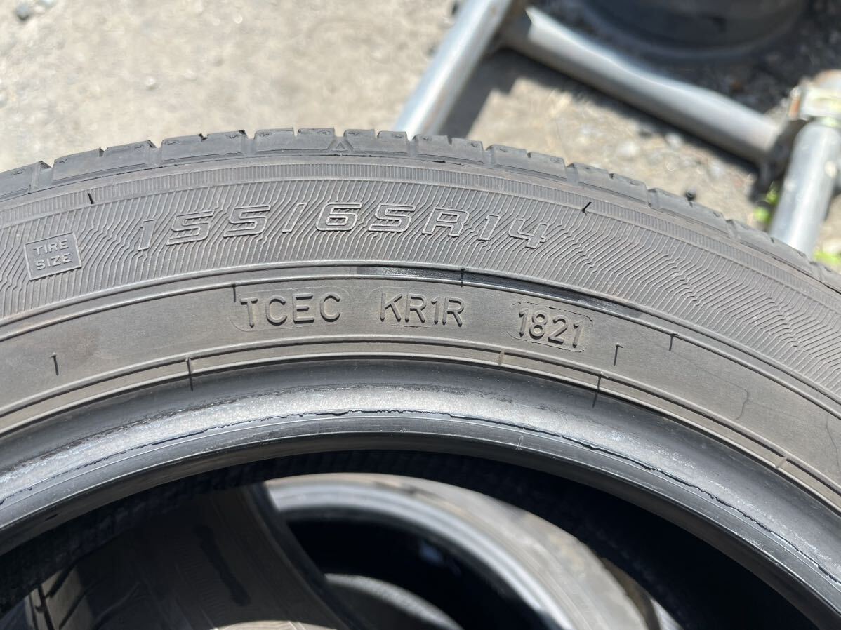 155/65R14 2021年製 GOODYEAR EFFICIENT GRIP ECO 夏タイヤ 4本 セット_画像6