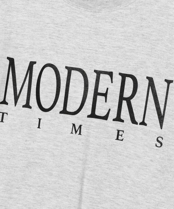 BEAMS Beams 22SS MODERN TIMES T-shirt simple . font logo design simple while . presence exist 1 goods various styling .* M