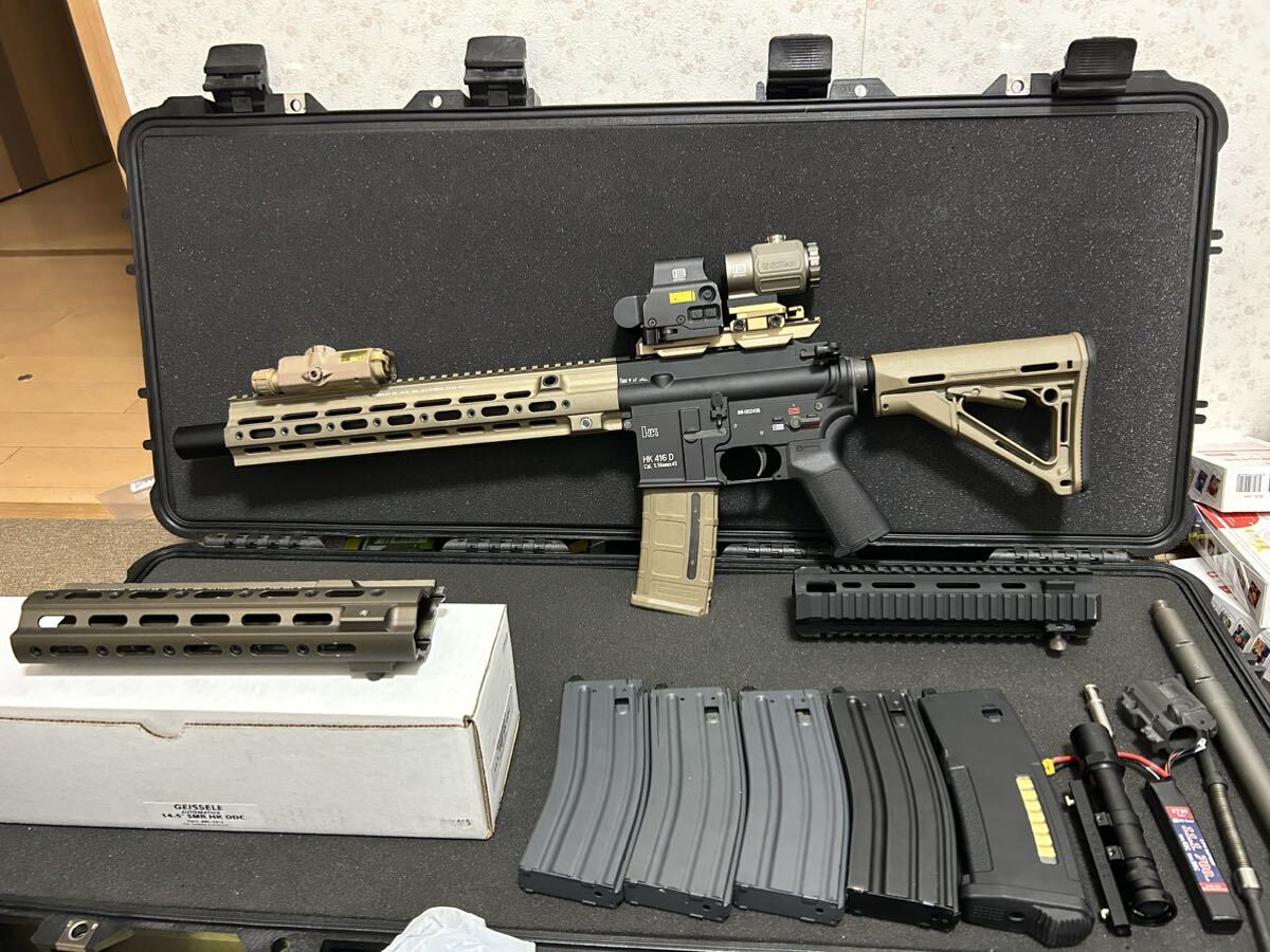 実物カスタム ZPARTS HK416コンプリート GEISSELE SMR CTR 実物カスタム ZPARTS HK416コンプリート GEISSELE SMR CTR