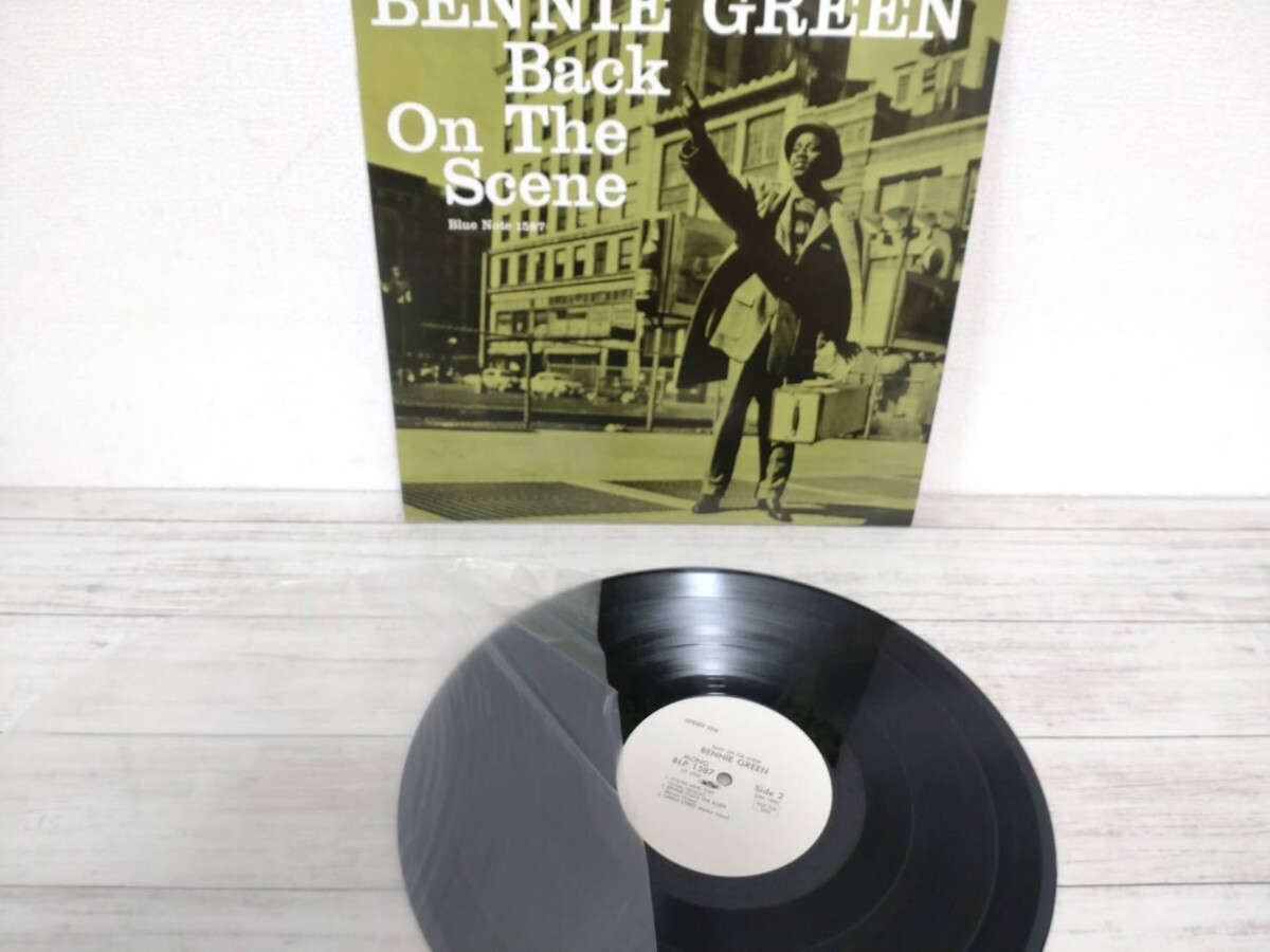 【白ラベル非売品LPレコード】白プロモ / Bennie Green / Back on the Scene / DY-5708-2（Not For Sale）/ Blue Note 1587の画像2