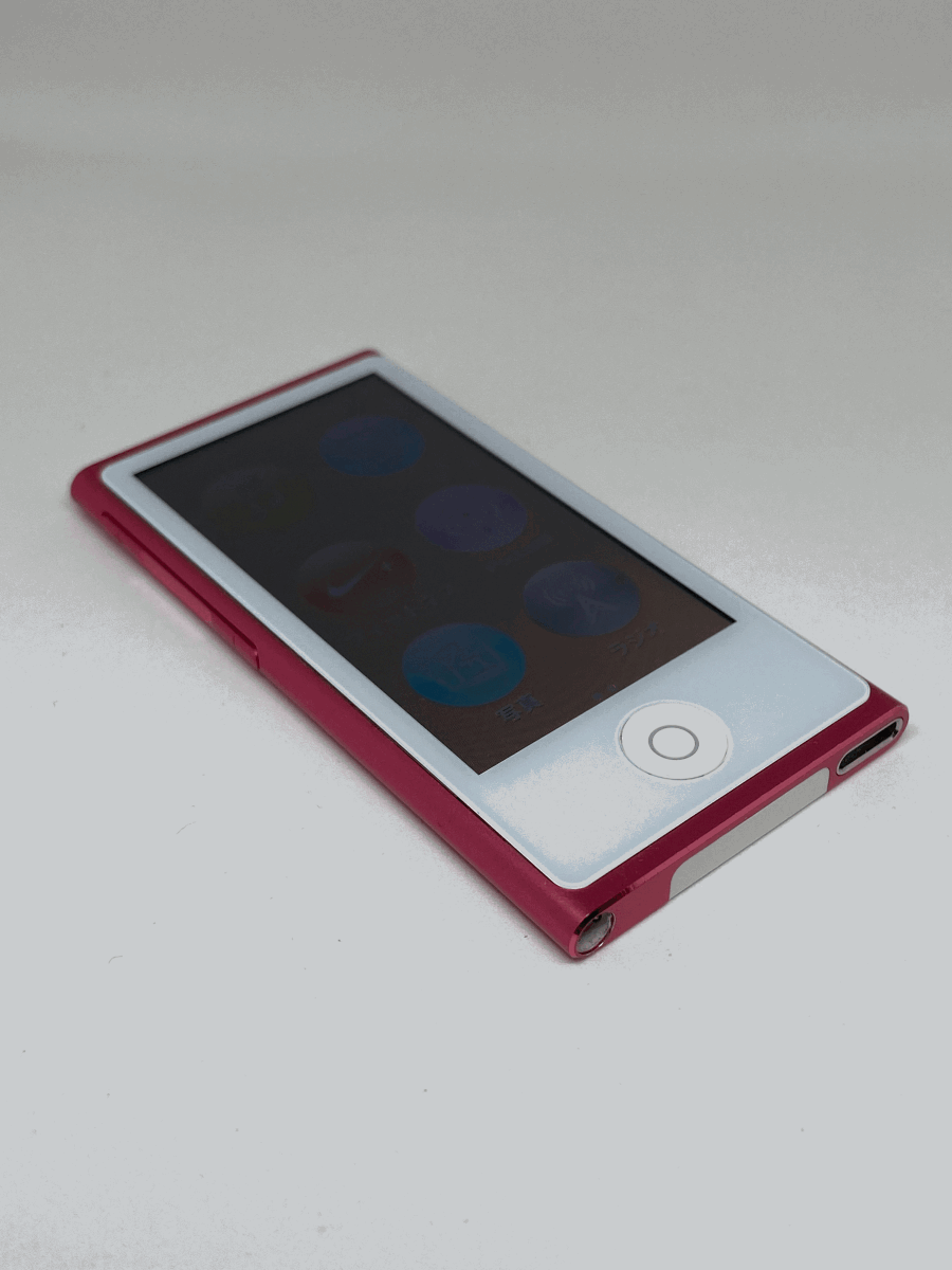 【新品バッテリー交換済み nanoシリーズ最終モデル】 Apple iPod nano 第7世代 16GB ピンク 中古品 【完動品 生産終了品 1円スタート】の画像3