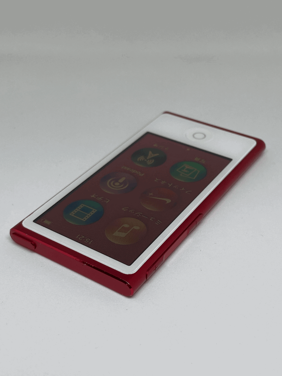 【新品バッテリー交換済み nanoシリーズ最終モデル】 Apple iPod nano 第7世代 16GB (PRODUCT) RED レッド 【生産終了品 1円スタート】の画像4