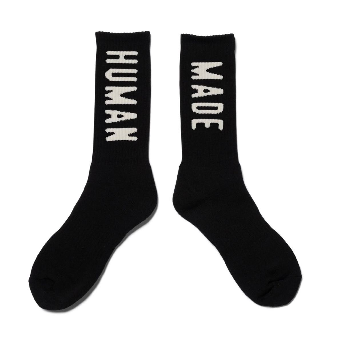 HUMAN MADE HM Logo Socks "Black"ヒューマンメイド HM ロゴ ソックス "ブラック"